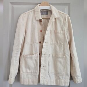 Everlane Denim Chore Jacket in Bone